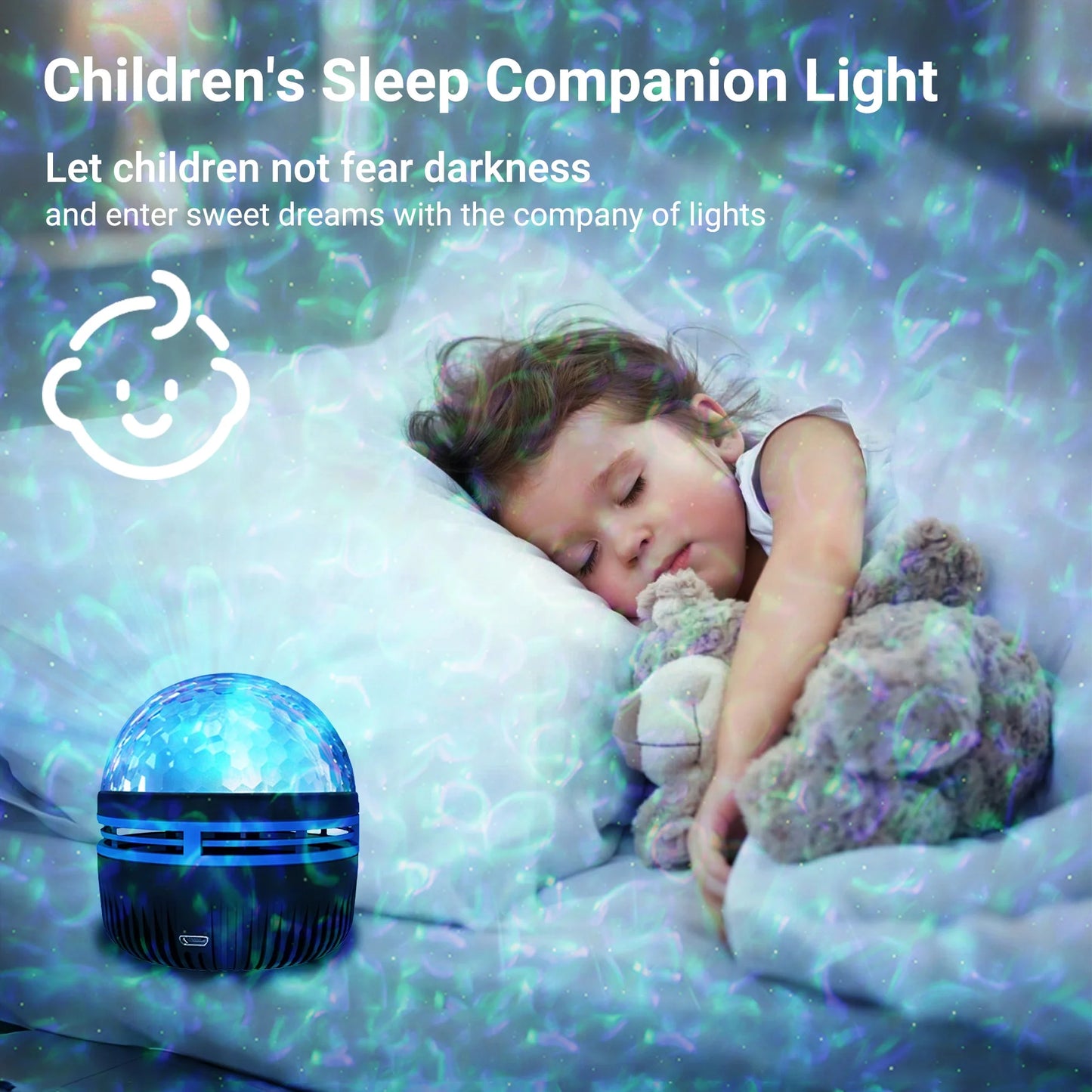 Star Projector,Remote and Voice Control Night Light for Kids ,Best Gifts Galaxy Projector for Bedroom Christmas Decor